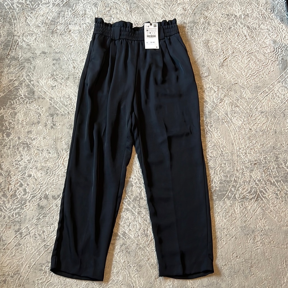 Black Pencil Pants with Tag